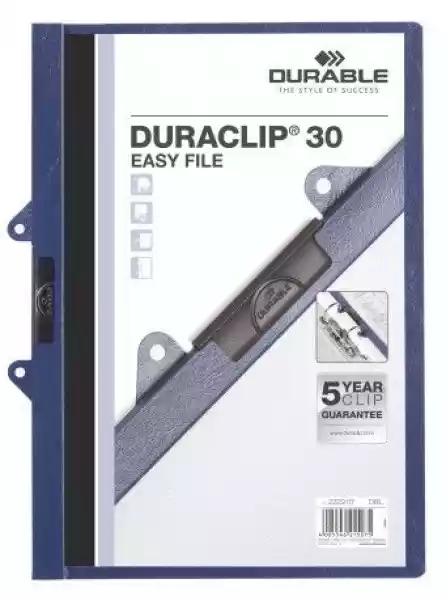 Skoroszyt Zaciskowy O Pojemności Do 30 Kartek Duraclip Easy File