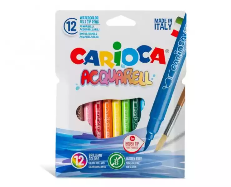 Pisaki Carioca Acquarell - 12 Kolorów