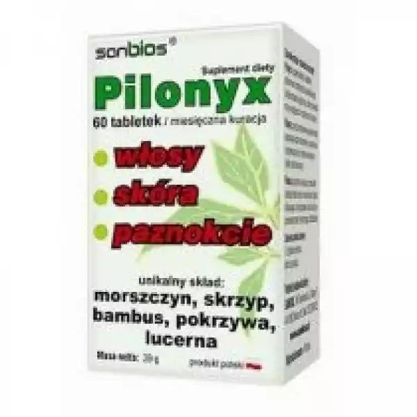 Sanbios Pilonyx - Włosy, Skóra, Paznokcie Suplement Diety 60 Tab