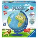 Ravensburger  Puzzle 3D 180 El. Globus Po Angielsku Ravensburger