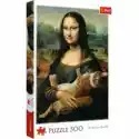  Puzzle 500 El. Mona Lisa I Kot Mruczek Trefl