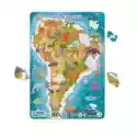 Dodo  Puzzle Ramkowe 53 El. Ameryka Południowa Dodo