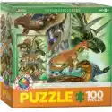  Puzzle 100 El. Smartkids Herbivorous Dinosaurs Eurographics