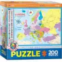  Puzzle 200 El. Smartkids Map Of Europa Eurographics