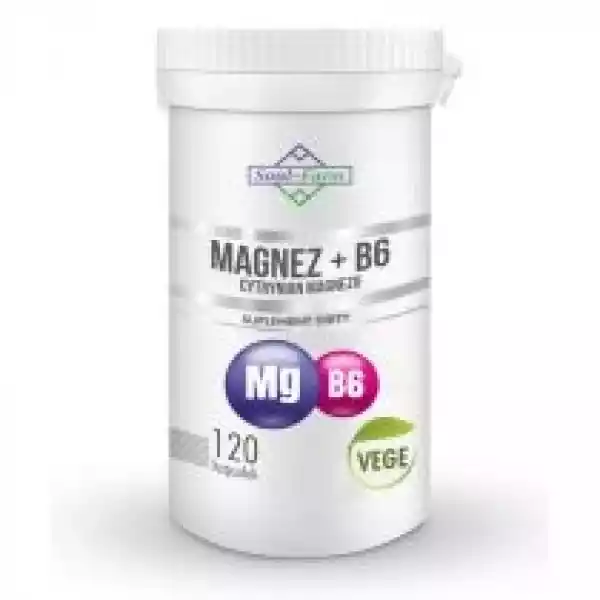 Soul Farm Magnez + Witamina B6 97,5 Mg + 1,4 Mg Suplement Diety 