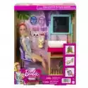 Mattel  Barbie Domowe Spa Maseczka Na Twarz Zestaw + Lalka Hcm82 Mattel