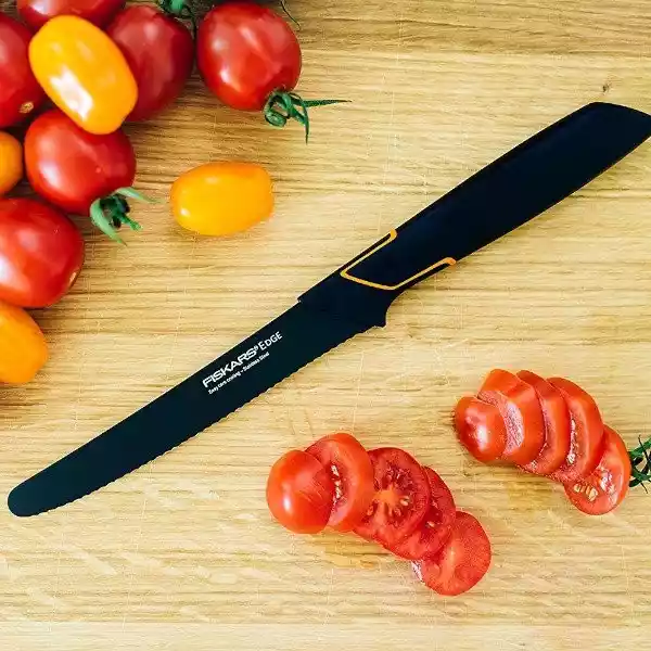 Nóż Do Krojenia Warzyw Owoców Pomidorów 13Cm Fiskars Edge