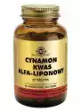 Solgar Cynamon I Kwas Alfa-Liponowy X 60 Tabletek
