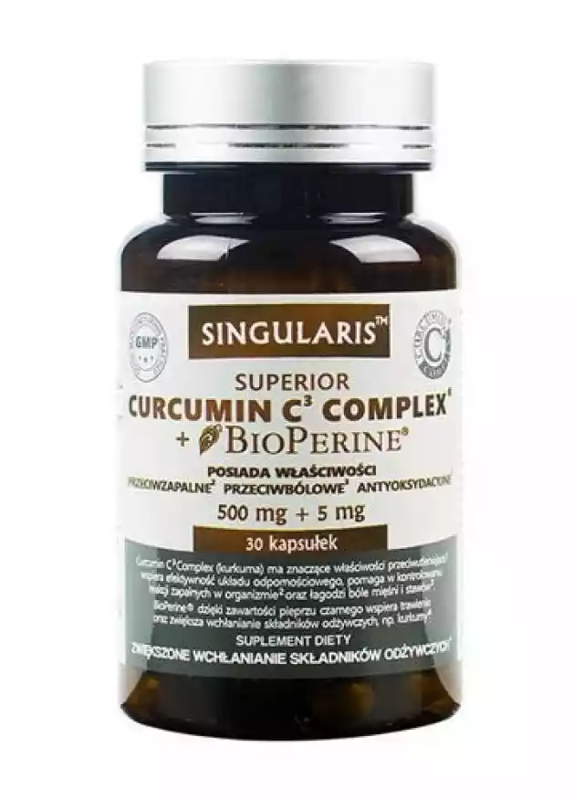 Singularis Curcumin C3 Complex + Bioperine X 30 Veggie Kapsułek