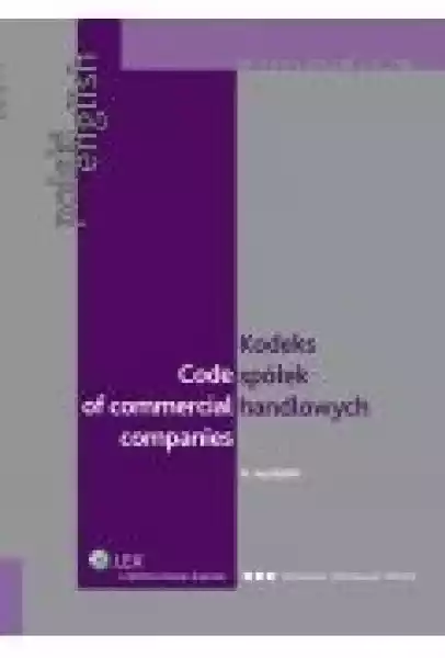 Kodeks Spółek Handlowych. Code Of Commercial Companies. Polsko -