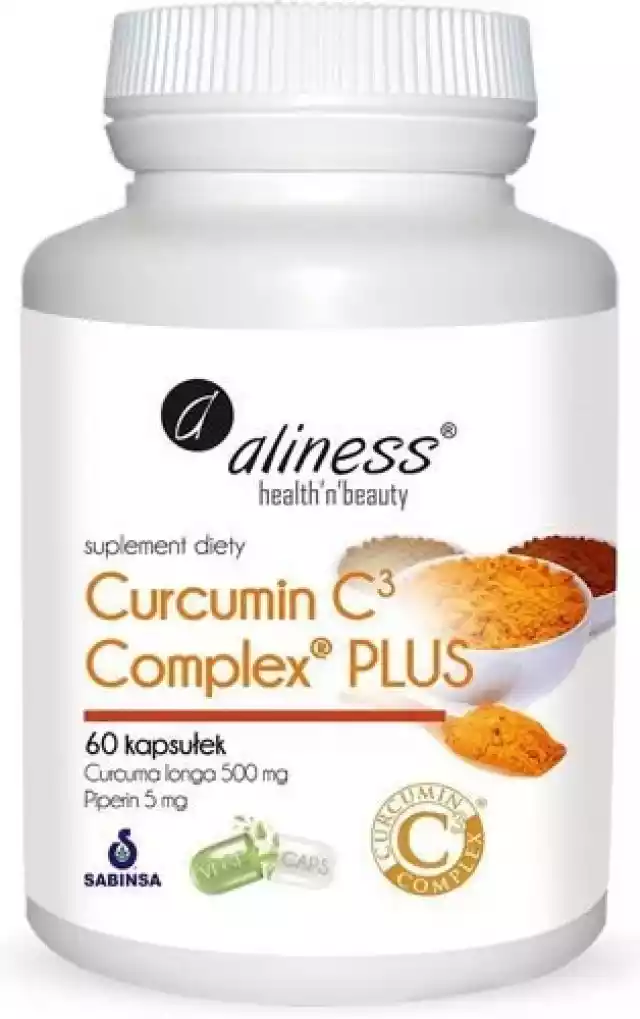 Aliness Curcumin C3 Complex Plus X 60 Kapsułek