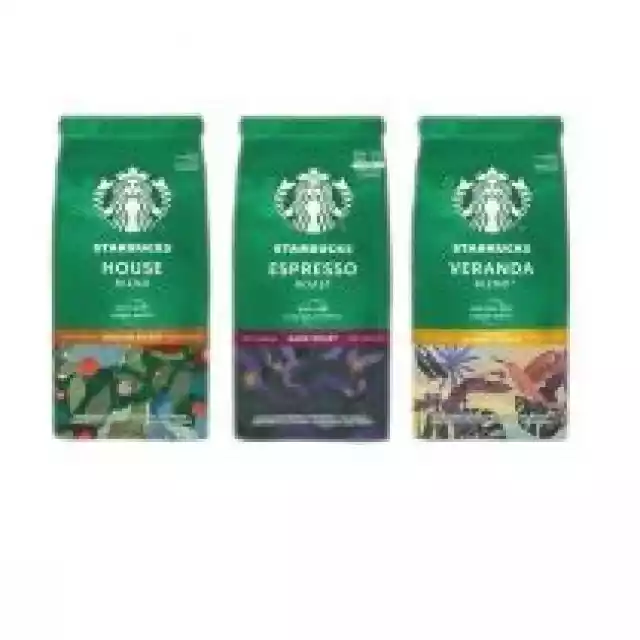 Starbucks Kawa Mielona Palona House Blend + Espresso Roast + Ver