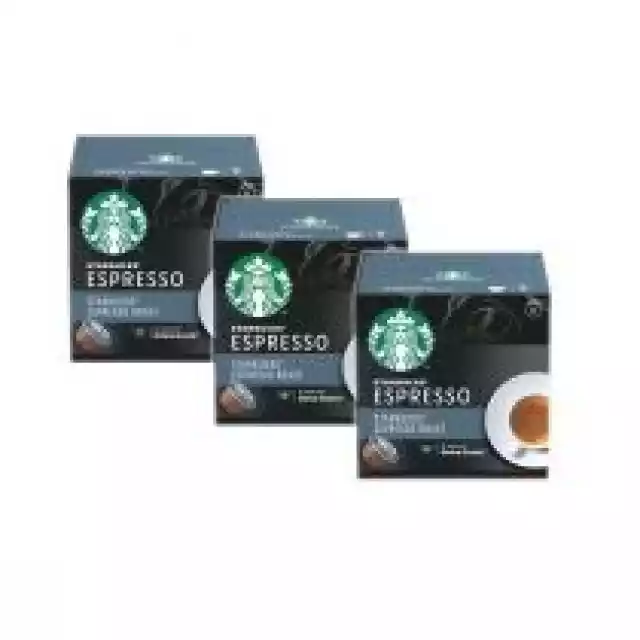 Starbucks Dolce Gusto Espresso Roast Kawa W Kapsułkach Zestaw 3 
