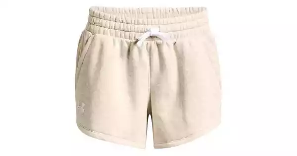 Under Armour Rival Fleece Short 1369858-783 Xs Beżowy