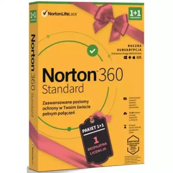 Antywirus Norton 360 Standard 10Gb 2 Urządzenia 1 Rok Kod Aktywa