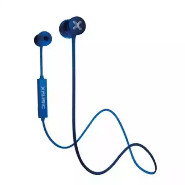 Słuchawki Dokanałowe Xmusic Bte601B Niebieski Bluetooth