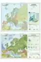 Mapa Europy A2 Dwustronna Laminowana
