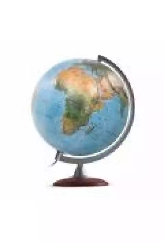 Globus Podświetlany Wypukły Fizyczny Polityczny