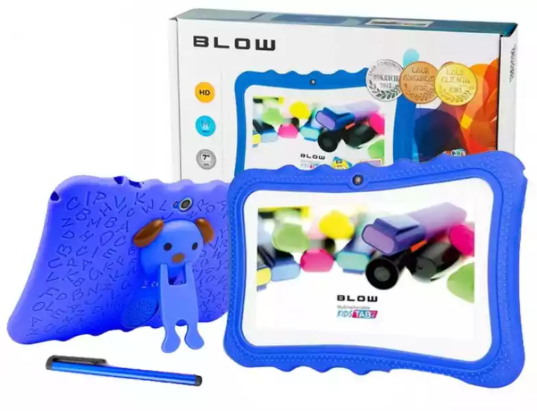 Tablet Edukacyjny Dla Dzieci Blow Kidstab 7.4 Niebieski + Rysik 