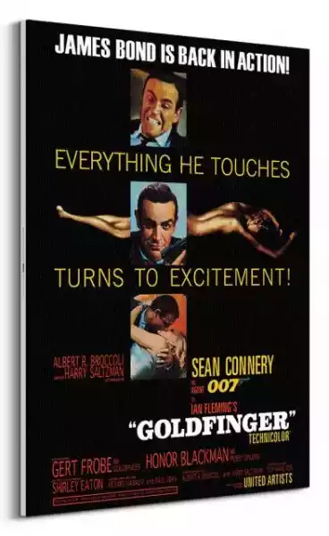 James Bond Goldfinger Excitement - Obraz Na Płótnie