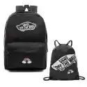 Plecak Szkolny Vans Realm Backpack + Worek Custom Rainbow Tęcza