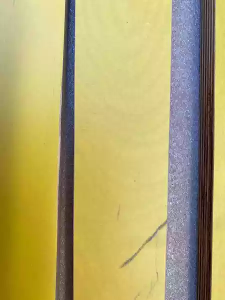 Uszkodzona Lampa Podłogowa Wanda 45X140Cm Żółta / Kabel Transpar
