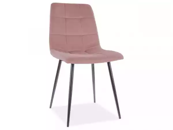 Krzesło Tapicerowane Nowoczesne - Matowe Nogi - Mila - Antyczny 