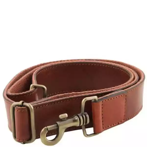 Tuscany Leather - Regulowany Skórzany Pasek Do Walizki, Kolor Mi