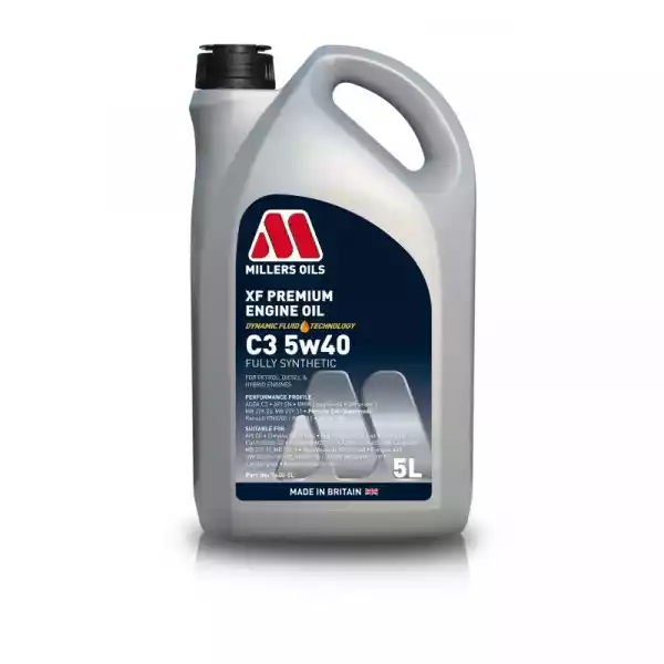 Millers Oils Xf Premium C3 5W40 – W Pełni Syntetyczny Olej Silni