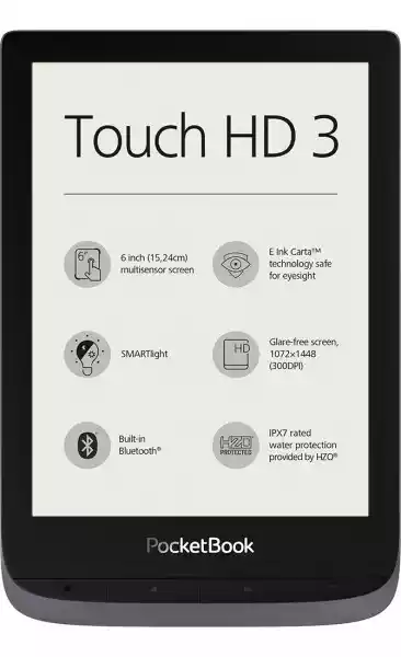 Czytnik E-Booków Pocketbook Touch Hd 3 Wi-Fi Szary