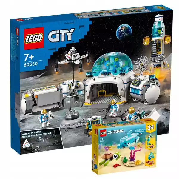 Lego City Stacja Na Księżycu 60350 +Delfinek