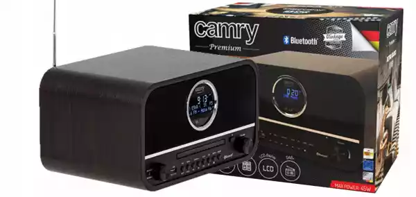 Camry Cr 1182 Radio Retro Fm/dab+/cd/btooth Drewno