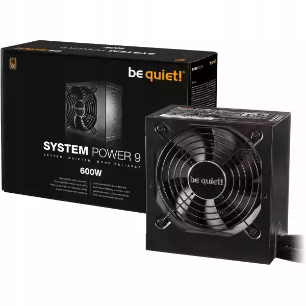 Zasilacz Be Quiet! System Power 9 600W Box Bn247