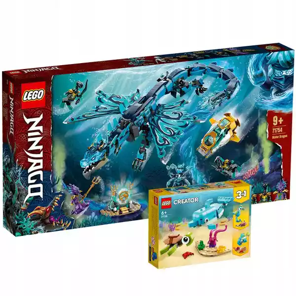 Lego Ninjago Smok Wodny 71754 +Delfinek