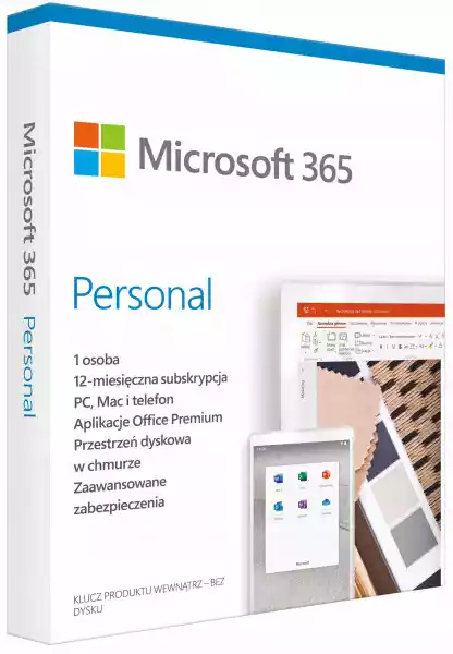 Zestaw Microsoft 365 Personal 1 Pc / 12 Mies +Mysz