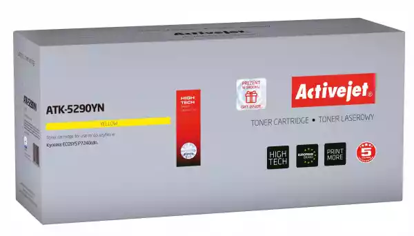 Toner Activejet Atk-5290Yn Do Kyocera Żółty