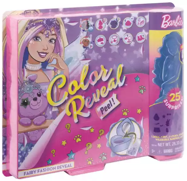 Barbie Color Reveal Fantazja Wróżka Lalka Gxv94
