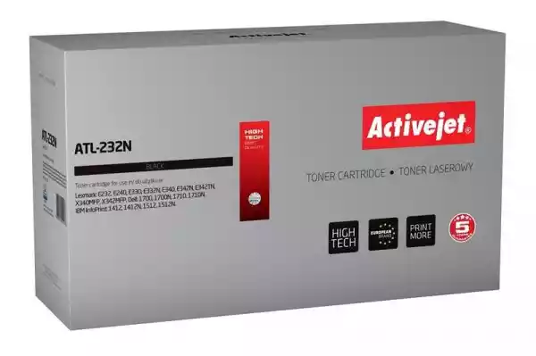 Toner Activejet Atl-232N Do Lexmark Czarny (Black)