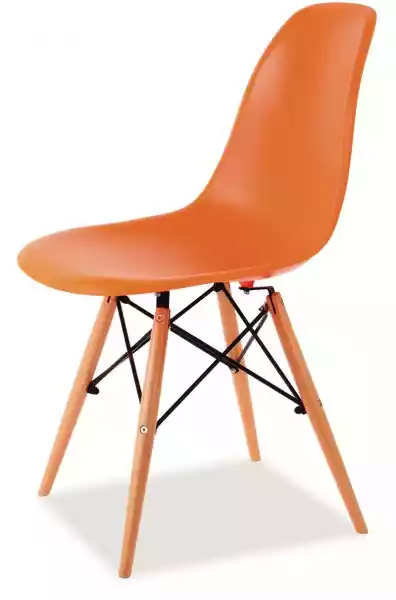 Krzesło W Skandynawskim Stylu Z Polipropylenu - 46 X 42 X 83 Cm 