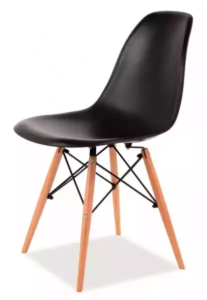 Krzesło W Skandynawskim Stylu Z Polipropylenu - 46 X 42 X 83 Cm 