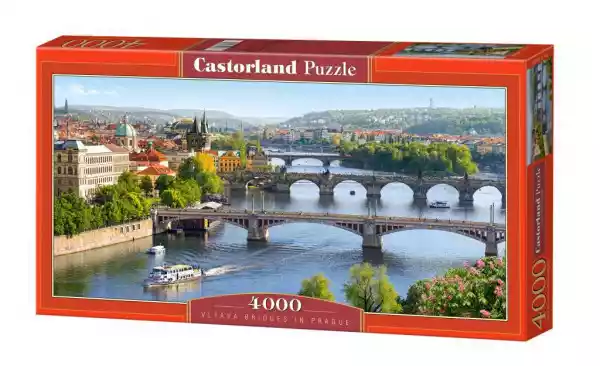 Puzzle 4000 El. Vltava Mosty W Pradze Castor