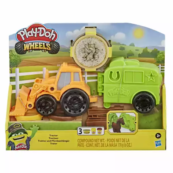 Ciastolina Play-Doh Wheels Traktor F1012