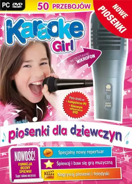 Karaoke Girl Z Mikrofonem Pc