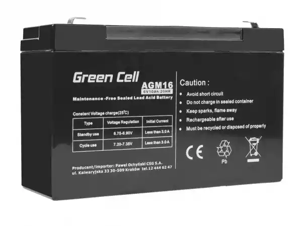Akumulator Green Cell Agm16