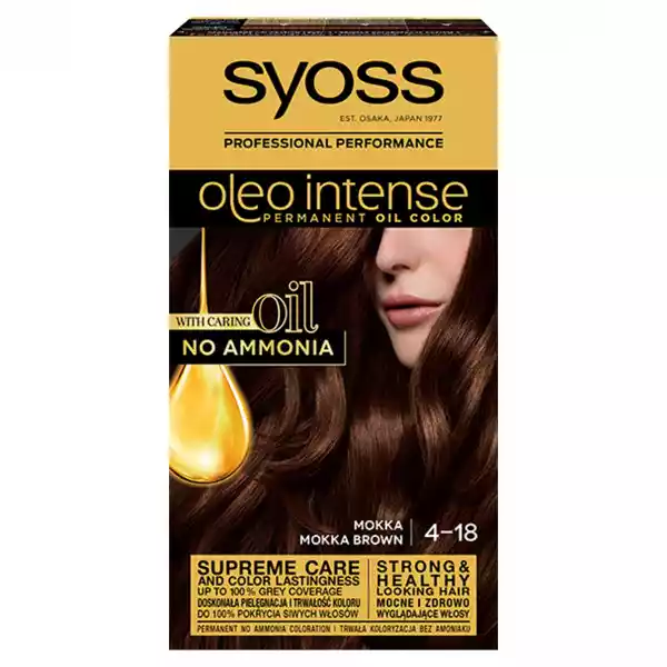 Syoss Oleo Intense 4-18 Mokka Farba Do Włosów