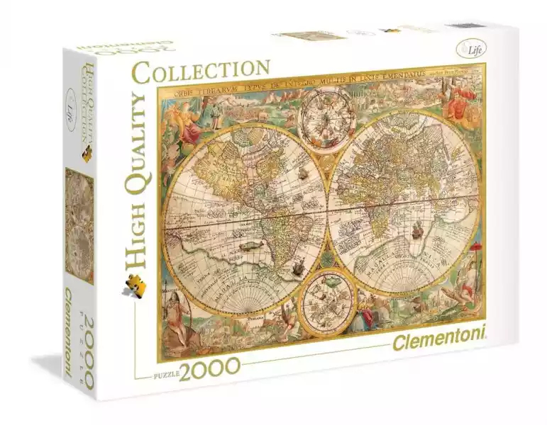 Clementoni Puzzle 2000 El. Ancient Map 32557