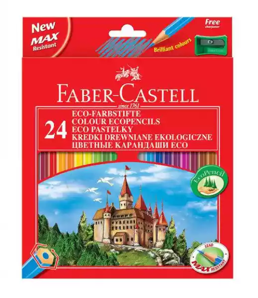 Faber-Castell 24 Kredki Ołówkowe