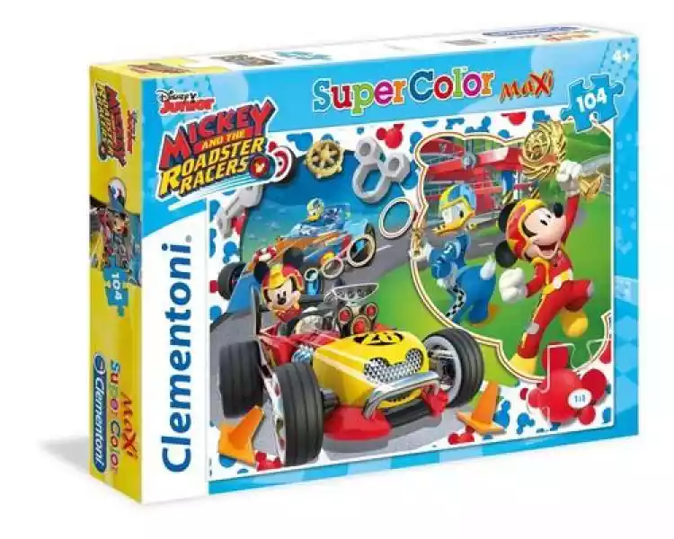 Puzzle Supercolor Maxi 104 Mickey Roadster 23709