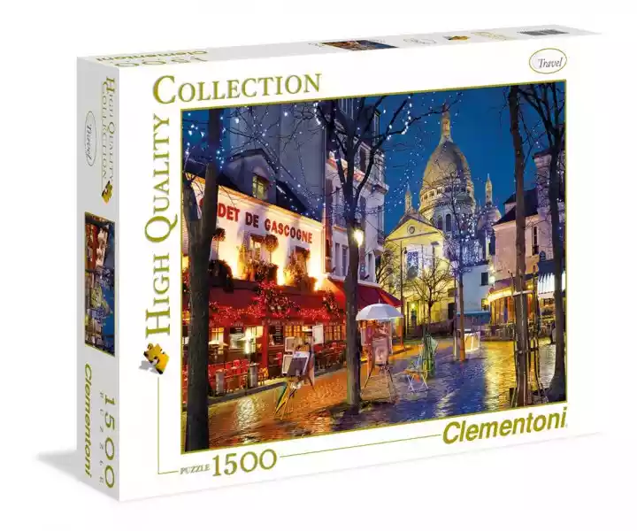 Puzzle 1500 El. Paryż Montmartre Clementoni