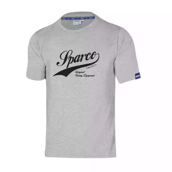 Koszulka T-Shirt Męska Vintage Sparco Szara